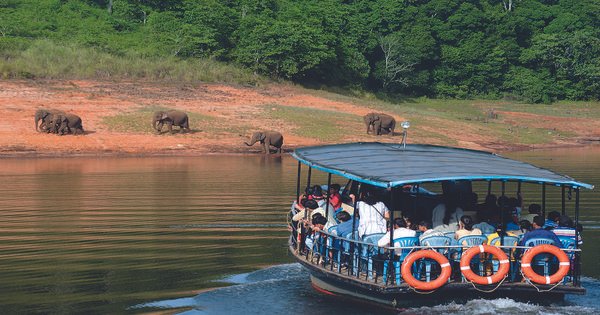 Boating in Thekkady